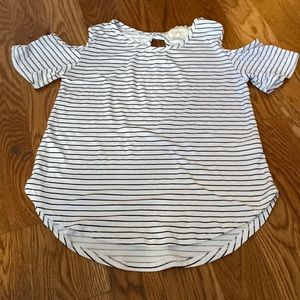 Btween Girls Size 12 Shoulder-less Shirt